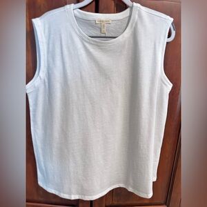 Eileen Fisher White Muscle Tee